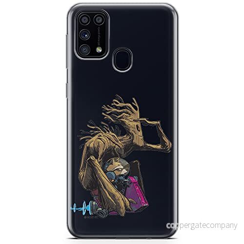 ERT GROUP mobiltelefonfodral för Samsung M31 originalt och officiellt licensierat Marvel mönster Guardians of the Galaxy 004 optimalt anpassad till formen på mobiltelefonen, gedeeltelijk transparant 5904805477676