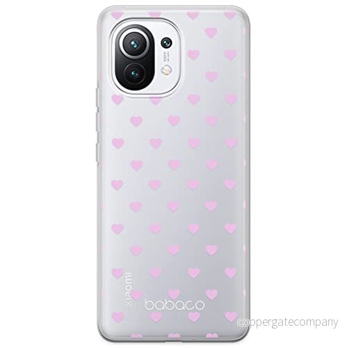 ERT GROUP mobiltelefonfodral för Xiaomi 11 originalt och officiellt licensierat Babaco mönster Hearts 001 optimalt anpassad till formen på mobiltelefonen, gedeeltelijk transparant 5903537099101