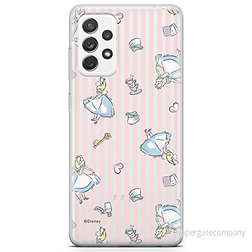 ERT GROUP mobiltelefonfodral för Samsung A72 5G originalt och officiellt licensierat Disney mönster Alice 001 optimalt anpassad till formen på mobiltelefonen, gedeeltelijk transparant 5903040072578