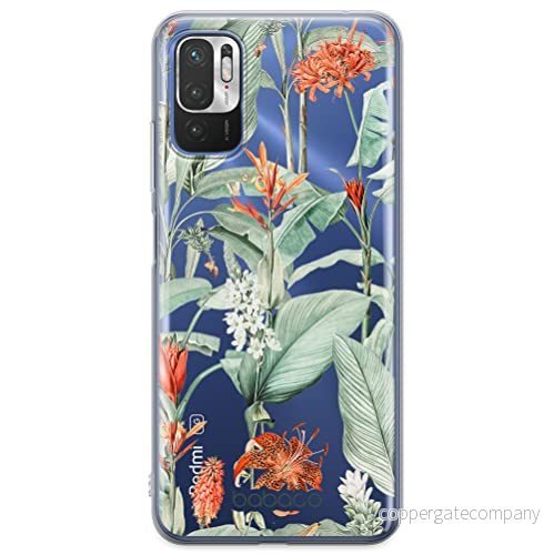 ERT GROUP mobiltelefonfodral för Xiaomi REDMI NOTE 10 5G / POCO M3 PRO originalt och officiellt licensierat Babaco mönster Flowers 048 anpassad till formen på mobiltelefonen, gedeeltelijk transparant 5905131341129