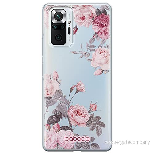 ERT GROUP mobiltelefonfodral för Xiaomi REDMI NOTE 10 PRO originalt och officiellt licensierat Babaco mönster Flowers 055 optimalt anpassad till formen på mobiltelefonen, gedeeltelijk transparant 5905131357359