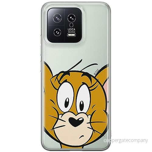 ERT GROUP mobiltelefonfodral för Xiaomi 13 originalt och officiellt licensierat Tom & Jerry mönster 002 optimalt anpassad till formen på mobiltelefonen, gedeeltelijk transparant 5905511899707