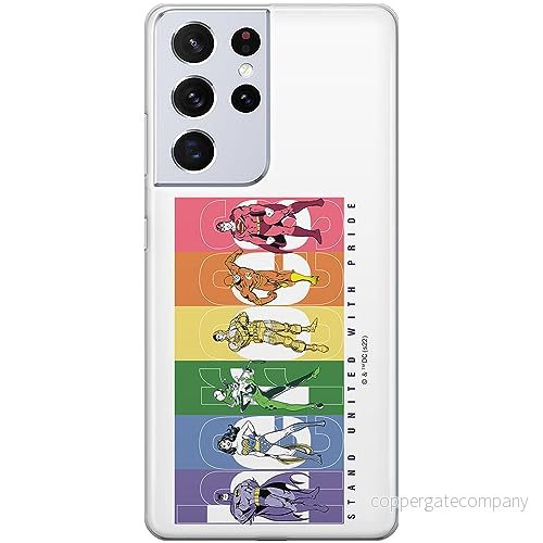 ERT GROUP mobiltelefonfodral för Samsung S21 ULTRA originalt och officiellt licensierat DC mönster Justice League 008 optimalt anpassad till formen på mobiltelefonen, fodral tillverkad av TPU plast 5905511999230