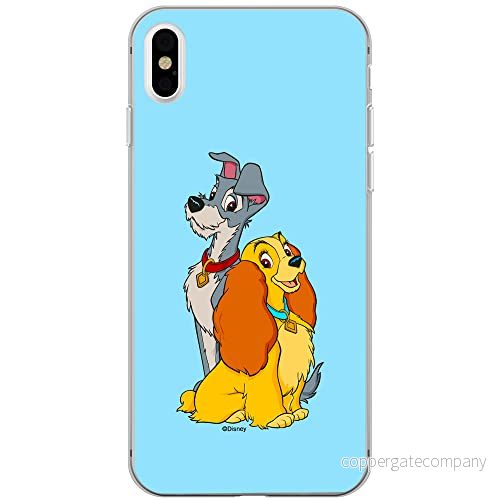 ERT GROUP mobiltelefonfodral för Iphone XS Max originalt och officiellt licensierat Disney mönster Lady and the Tramp 003 anpassad till formen på mobiltelefonen, fodral tillverkad av TPU plast 5905131151797