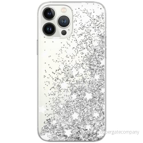 ERT GROUP mobiltelefonfodral för Apple Iphone 12 PRO MAX originalt och officiellt licensierat Babaco mönster Stars 001 Vit optimalt anpassad till formen på mobiltelefonen, med glitter overflow effekt 5903040383506