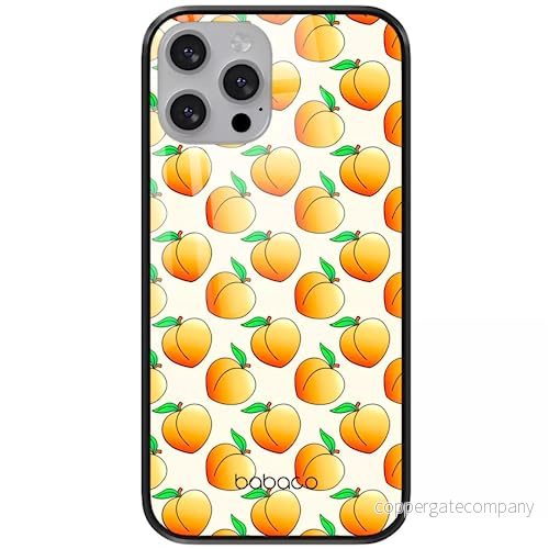 ERT GROUP mobiltelefonfodral för Apple Iphone 13 MINI originalt och officiellt licensierat Babaco mönster Peaches 001 tillverkad av härdat glas, skyddsfodral 5904805873492