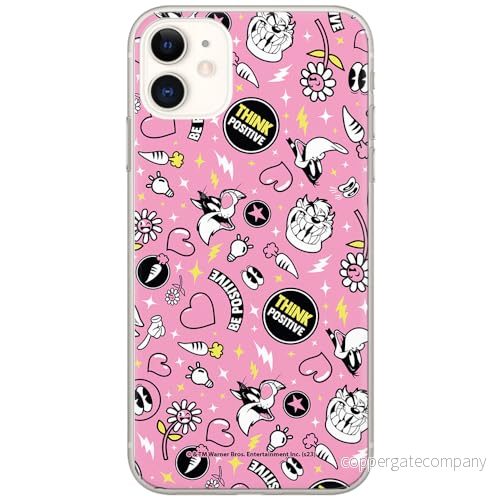 ERT GROUP mobiltelefonfodral för Iphone 11 originalt och officiellt licensierat Looney Tunes mönster 027 optimalt anpassad till formen på mobiltelefonen, fodral tillverkad av TPU plast 5905795132330