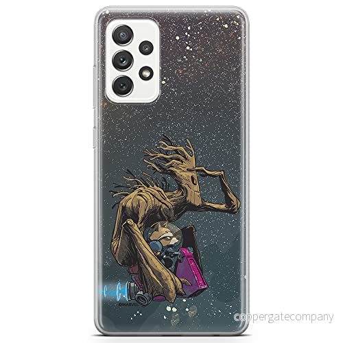 ERT GROUP mobiltelefonfodral för Samsung A72 5G originalt och officiellt licensierat Marvel mönster Guardians of the Galaxy 004 anpassad till formen på mobiltelefonen, fodral tillverkad av TPU plast 5903040075623
