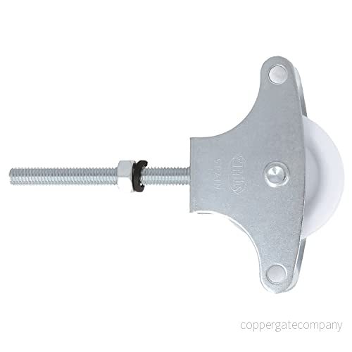 Amig Remskiva för tvättlina Med plastrulle, inkluderar fästskruv och styrningar Ø 39 mm Stål Förzinkad finish 8413023008588