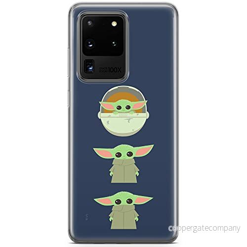 ERT GROUP Mobiltelefonskal för Samsung S20 Ultra original och officiellt licensierad Star Wars mönster Baby Yoda 007 optimalt anpassat till mobiltelefonens form, TPU fodral 5903537671499