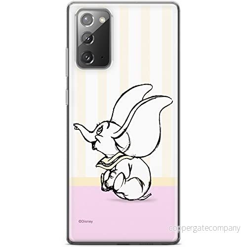 ERT GROUP mobiltelefonfodral för Samsung GALAXY NOTE 20 originalt och officiellt licensierat Disney mönster Dumbo 009 optimalt anpassad till formen på mobiltelefonen, fodral tillverkad av TPU plast 5903040448656