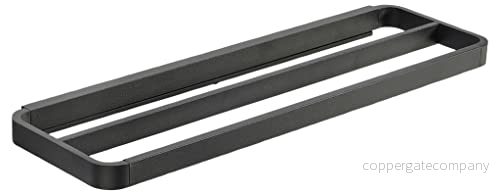 Zone Denmark Rim handdukstork dubbel, 44 x 12,5 2,5 cm, svart 5722000146391