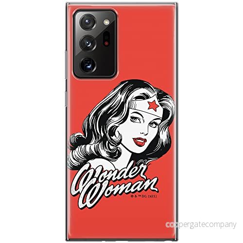 ERT GROUP mobiltelefonfodral för Samsung GALAXY NOTE 20 ULTRA originalt och officiellt licensierat DC mönster Wonder Woman 023 anpassad till formen på mobiltelefonen, fodral tillverkad av TPU plast 5903932948967