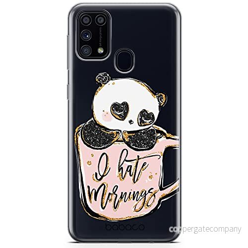 ERT GROUP mobiltelefonfodral för Samsung M31 originalt och officiellt licensierat Babaco mönster Panda 005 optimalt anpassad till formen på mobiltelefonen, gedeeltelijk transparant 5904805416552