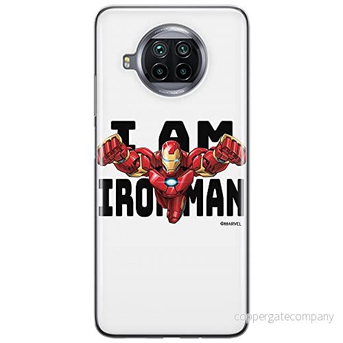 ERT GROUP mobiltelefonfodral för Xiaomi MI 10T LITE/REDMI NOTE 9 PRO 5G originalt och officiellt licensierat Marvel mönster Iron Man 028, fodral tillverkad av TPU plast 5904805143526