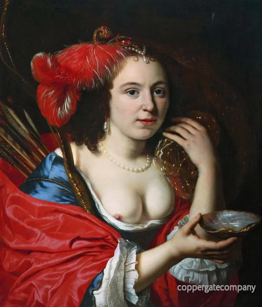 Målning Anna Du Pire As Granida - Bartholomeus van der Helst | Konsttryck - Bild 2