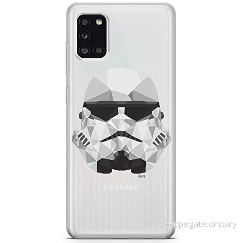 ERT GROUP mobiltelefonfodral för Samsung A31 originalt och officiellt licensierat Star Wars mönster Stormtrooper 008 optimalt anpassad till formen på mobiltelefonen, gedeeltelijk transparant 5903040218242