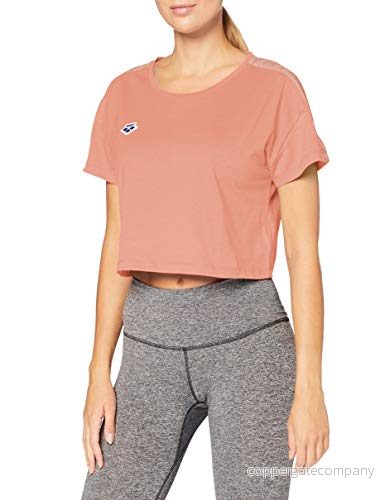 Arena kvinnors kvinnor ikoner skjorta corinne lag t shirt triple powder pink S 3468336412459