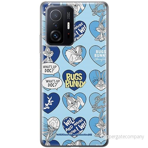 ERT GROUP mobiltelefonfodral för Xiaomi 11T 5G / PRO originalt och officiellt licensierat Looney Tunes mönster Bugs 021 anpassad till formen på mobiltelefonen, fodral tillverkad av TPU plast 5905795086169