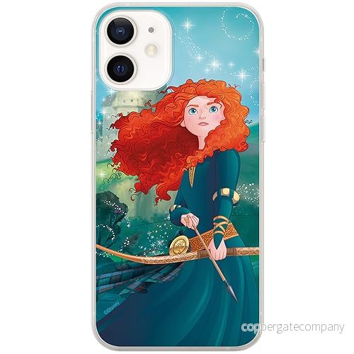 ERT GROUP mobiltelefonfodral för Iphone 12 Mini originalt och officiellt licensierat Disney mönster Merida 002 optimalt anpassad till formen på mobiltelefonen, fodral tillverkad av TPU plast 5903537974569