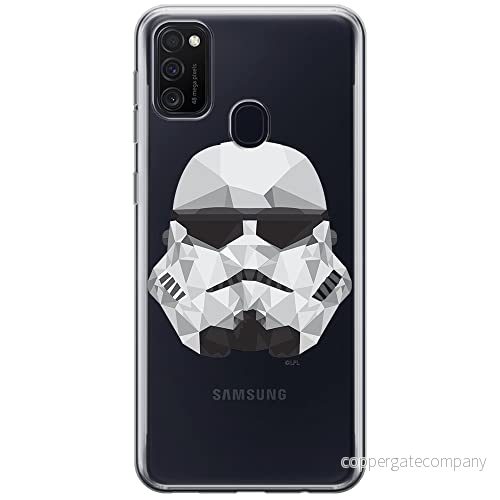 ERT GROUP mobiltelefonfodral för Samsung M21 originalt och officiellt licensierat Star Wars mönster Stormtrooper 008 optimalt anpassad till formen på mobiltelefonen, gedeeltelijk transparant 5903537839172