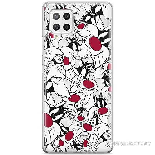 ERT GROUP mobiltelefonfodral för Samsung A42 5G originalt och officiellt licensierat Looney Tunes mönster Sylvester 004 optimalt anpassad till formen på mobiltelefonen, gedeeltelijk transparant 5903040248720