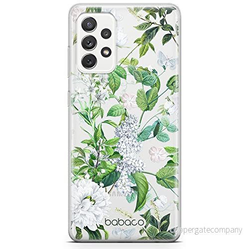 ERT GROUP mobiltelefonfodral för Samsung A52 5G / LTE 4G A52S originalt och officiellt licensierat Babaco mönster Flowers 038 anpassad till formen på mobiltelefonen, gedeeltelijk transparant 5905131302144