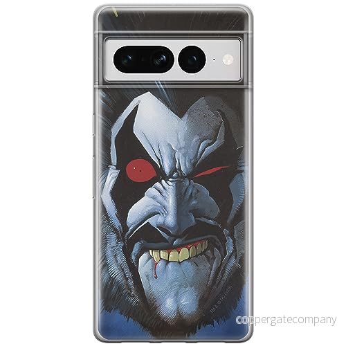 ERT GROUP mobiltelefonfodral för Google PIXEL 7 PRO originalt och officiellt licensierat DC mönster Lobo 001 optimalt anpassad till formen på mobiltelefonen, fodral tillverkad av TPU plast 5905795180430