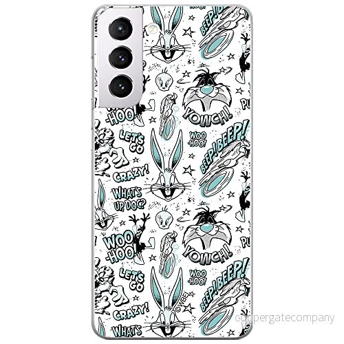 ERT GROUP mobiltelefonfodral för Samsung S21 PLUS originalt och officiellt licensierat Looney Tunes mönster 004 optimalt anpassad till formen på mobiltelefonen, fodral tillverkad av TPU plast 5903932381078