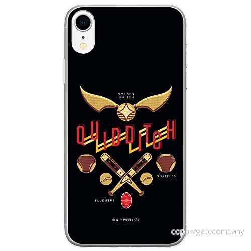 ERT GROUP mobiltelefonfodral för Apple Iphone XR originalt och officiellt licensierat Harry Potter mönster 046 Vit optimalt anpassad till formen på mobiltelefonen, fodral tillverkad av TPU plast 5903932743951