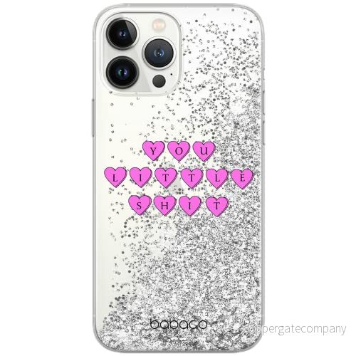 ERT GROUP mobiltelefonfodral för Apple Iphone XS originalt och officiellt licensierat Babaco mönster Girl 015 Vit optimalt anpassad till formen på mobiltelefonen, med glitter overflow effekt 5903932364323