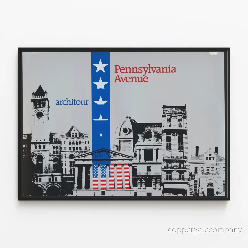 Poster Väggdekoration Pennsylvania Avenue Architour