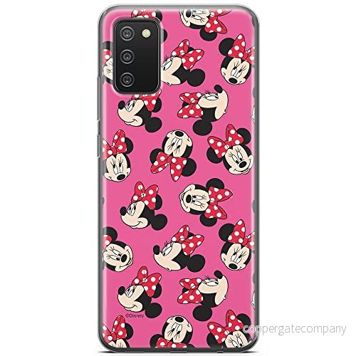 ERT GROUP mobiltelefonfodral för Samsung A02S originalt och officiellt licensierat Disney mönster Minnie 019 optimalt anpassad till formen på mobiltelefonen, fodral tillverkad av TPU plast 5903040225356