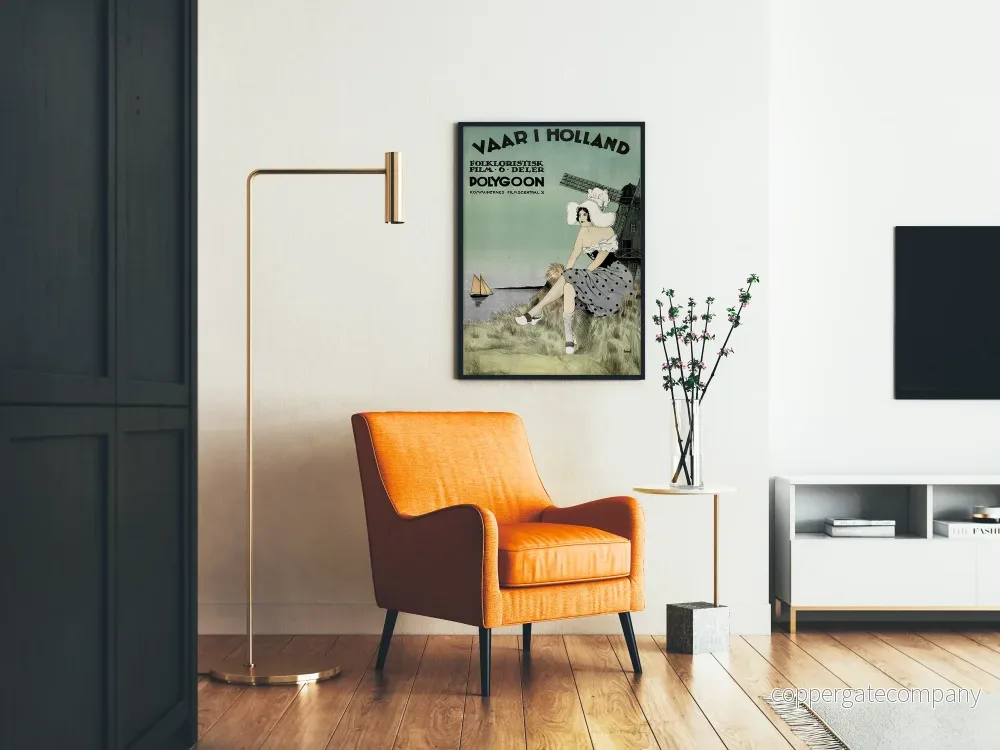 Vintageposter Vaar i Holland - Väggdekoration med Holländskt Tema - Bild 2