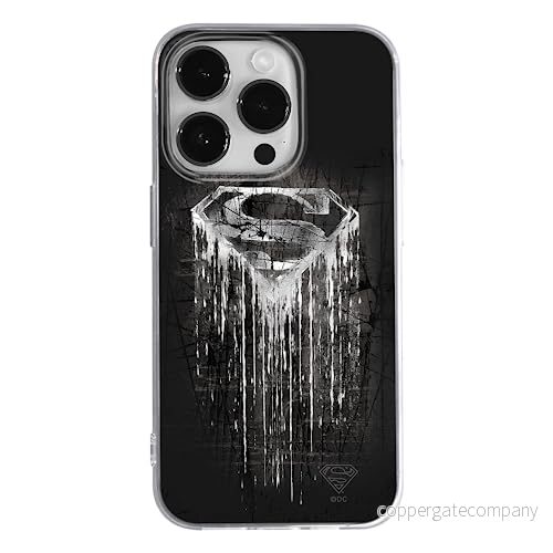 ERT GROUP mobiltelefonfodral för Apple Iphone 14 PRO MAX originalt och officiellt licensierat DC mönster Superman 003 optimalt anpassad till formen på mobiltelefonen, fodral tillverkad av TPU plast 5905131877017