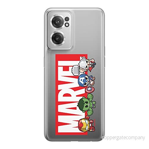 ERT GROUP mobiltelefonfodral för Oneplus NORD CE 2 originalt och officiellt licensierat Marvel mönster 010 optimalt anpassad till formen på mobiltelefonen, gedeeltelijk transparant 5905511289362