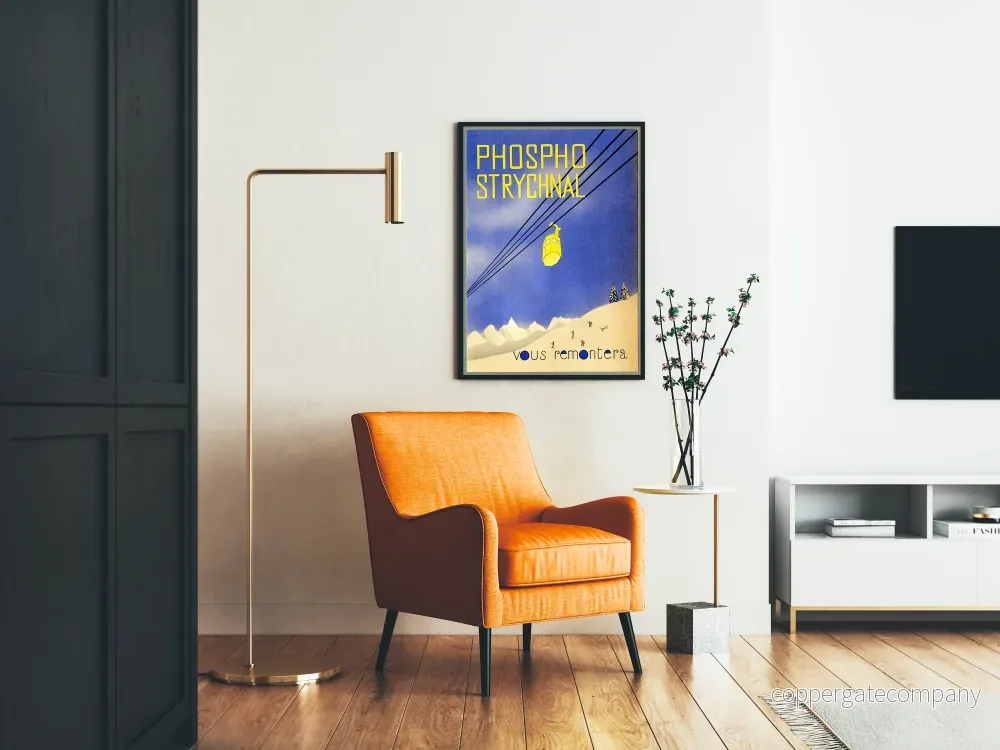 Vintageposter Phospho Strychnal Bergbana - Bild 2