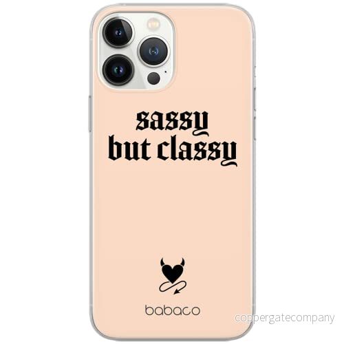 ERT GROUP mobiltelefonfodral för Apple Iphone 12/12 PRO originalt och officiellt licensierat Babaco mönster Sassy but classy 001, fodral tillverkad av TPU plast 5903932882506