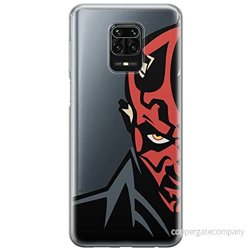 ERT GROUP mobiltelefonfodral för Xiaomi REDMI NOTE 9 PRO/ 9S originalt och officiellt licensierat Star Wars mönster Darth Maul 003 anpassad till formen på mobiltelefonen, gedeeltelijk transparant 5903040319529