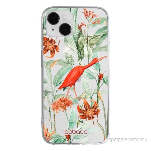 ERT GROUP mobiltelefonfodral för Iphone 13 originalt och officiellt licensierat Babaco mönster Flowers 049 optimalt anpassad till formen på mobiltelefonen, gedeeltelijk transparant 5905131343345