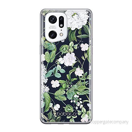 ERT GROUP mobiltelefonfodral för Oppo FIND X5 PRO originalt och officiellt licensierat Babaco mönster Flowers 034 optimalt anpassad till formen på mobiltelefonen, fodral tillverkad av TPU plast 5905511411763