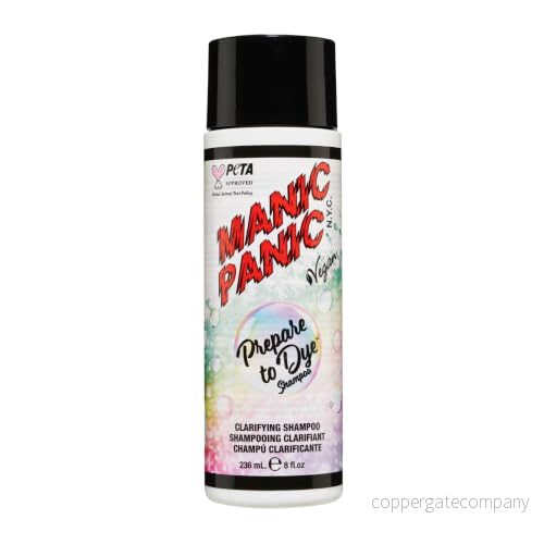 Manic Panic Förbered To Dye Clarifying Shampoo, Vegan, Cruelty Free, 236 ml 612600860016
