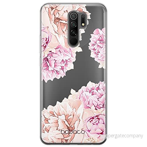 ERT GROUP mobiltelefonfodral för Xiaomi REDMI 9 originalt och officiellt licensierat Babaco mönster Flowers 001 optimalt anpassad till formen på mobiltelefonen, gedeeltelijk transparant 5903040288948