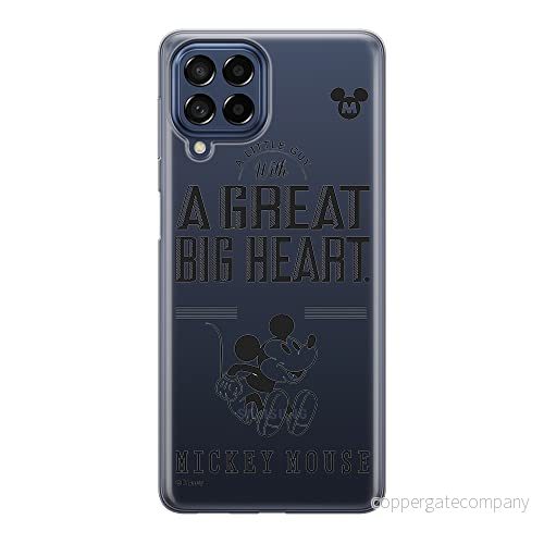 ERT GROUP mobiltelefonfodral för Samsung M53 5G originalt och officiellt licensierat Disney mönster Mickey 006 optimalt anpassad till formen på mobiltelefonen, gedeeltelijk transparant 5905511394097