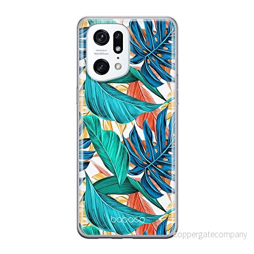 ERT GROUP mobiltelefonfodral för Oppo FIND X5 PRO originalt och officiellt licensierat Babaco mönster Plants 005 optimalt anpassad till formen på mobiltelefonen, fodral tillverkad av TPU plast 5905511406868
