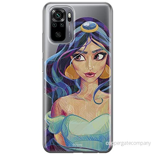 ERT GROUP mobiltelefonfodral för Xiaomi REDMI NOTE 10/ 10S originalt och officiellt licensierat Disney mönster Jasmine 002 optimalt anpassad till formen på mobiltelefonen, gedeeltelijk transparant 5903537191386