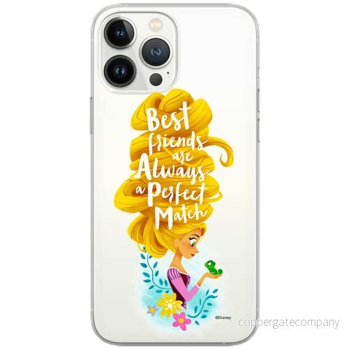 ERT GROUP mobiltelefonfodral för Huawei P30 originalt och officiellt licensierat Disney mönster Rapunzel and Pascal 002 Vit optimalt anpassad till formen på mobiltelefonen, gedeeltelijk transparant 5903040744765