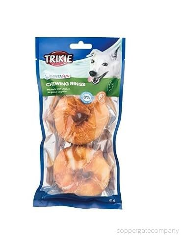 Trixie Denta Fun Chicken Chewing Rings ø 6 cm 2 pcs./110 g 4011905313320