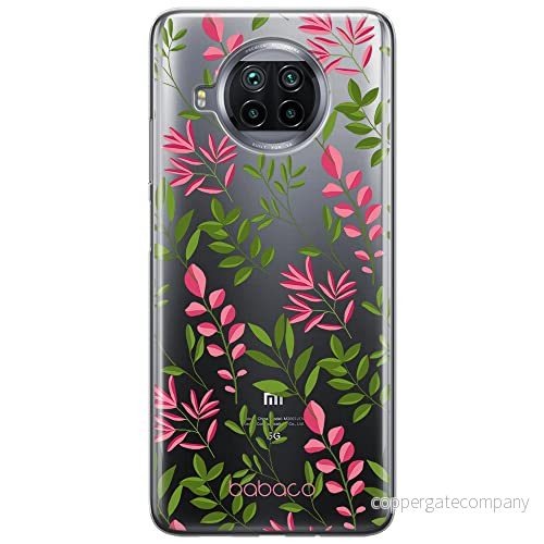 ERT GROUP mobiltelefonfodral för Xiaomi MI 10T LITE/REDMI NOTE 9 PRO 5G originalt och officiellt licensierat Babaco mönster Plants 013, gedeeltelijk transparant 5903932582352