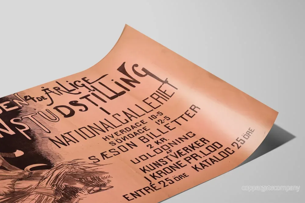 Vintageaffisch för Nationell Skandinavisk Konstutställning - Bild 2